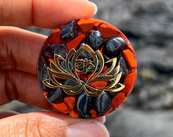 Lotus Pocket Orgone: Galactic Gold Healing Energy, Solfeggio Frequencies