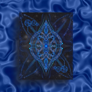 Open Contact Sirian Light Language Digital Art Print | Light Code Transmission | Starseed Activation | Instant Download