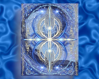 Soul Song Sirian Light Sprache Digital Art Print | Lichtcode-Übgebung | Sternensaat Aktivierung | Sofort Download