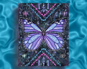 Pleiadian Flourish Light Code Art Print Starseed Activation (Digital Download)