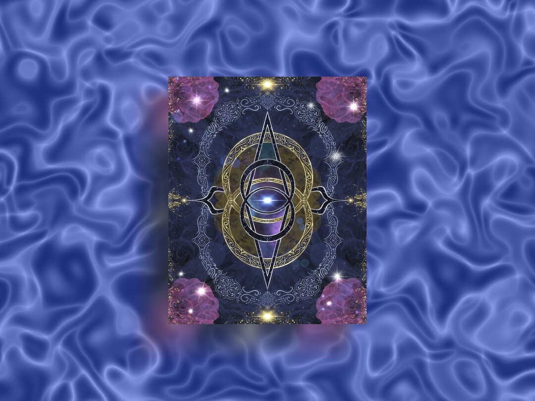 Cosmic Center Lemurian Light Language Digital Art Print Light Code ...
