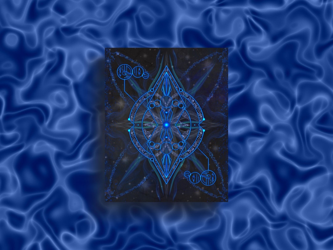 Sirian Open Contact Light Code Art Print Starseed Activation (digital ...