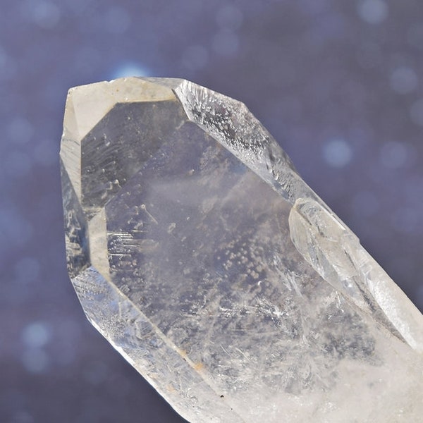 Pyramidal Phantom Clear Starbrary Quartz from Brazil | Dolphin Twin Crystal | Record Keepers | 3.01" | 78.3 grams