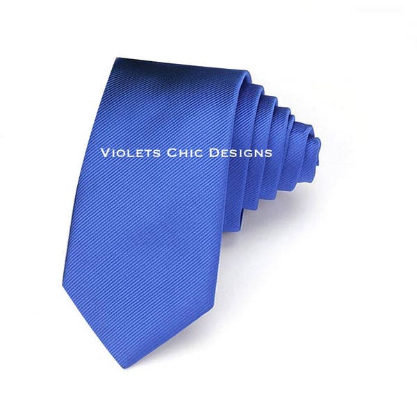 Royal blue neckties, royal blue neck ties, mens neck ties, wedding neck tie, mens skinny neckties, groomsmen neck ties, royal blue mens ties