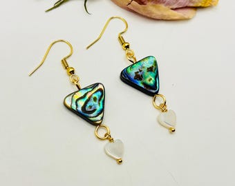 2" Abalone Shell + Hearts