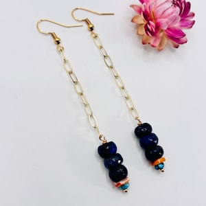 Lapislázuli de 3,25" + Naranja + Turquesa