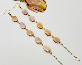 6.5" Pink Mussel + Hearts