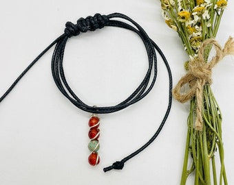 29" Ajustable + Carnelian + .925