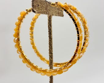 3” Trochus Shell + Hoops