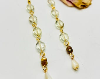 4.5" Citrine + Abalone