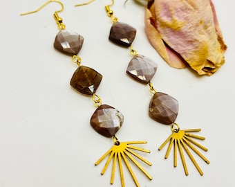 3.75" Chocolate Moonstone