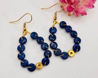 2" Lapis + Brass
