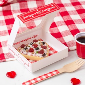 3D Mini Pizza Box Valentines, Mini Pizza Box SVG, Imprimir y luego cortar imprimible Mini Candy Pizza Box Valentine,Pizza Box Svg, PNG, PDF Cut Files