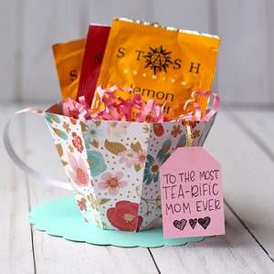 3D Tea Cup SVG, Simple 3D Paper Tea Cup SVG, 3D Teacup Svg, Paper Tea Cup and Saucer Svg, Tea Cup Gift Box SVG Cut File Download istantaneo