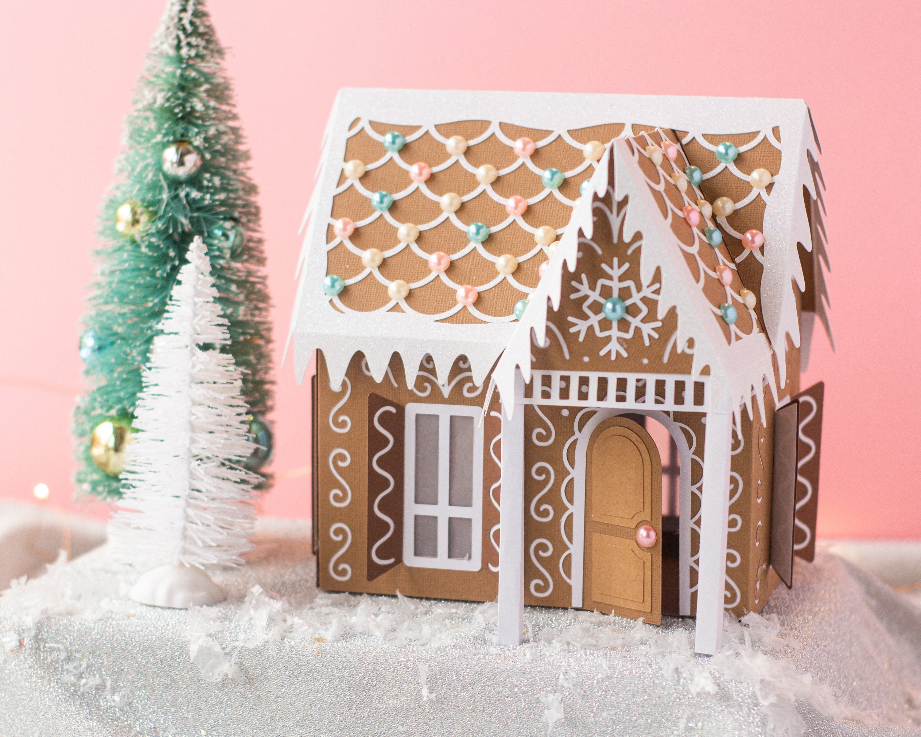 Create A Treat Pre-Built Gingerbread House Kit - Shop Cookies at H-E-B