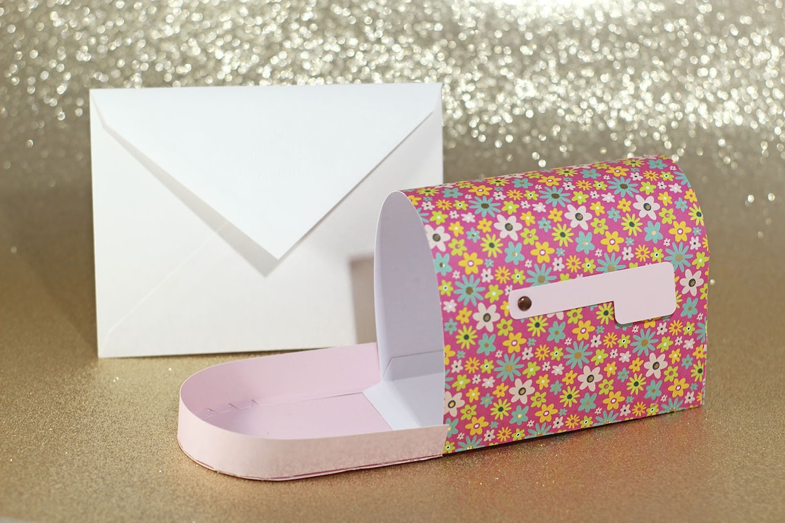 SVG File 3D Paper Mailbox Gift Box / Treat Holder for Etsy