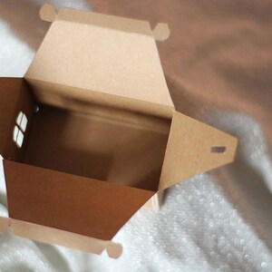 SVG File: Mini Gingerbread House Gable Box SVG Cut File image 3