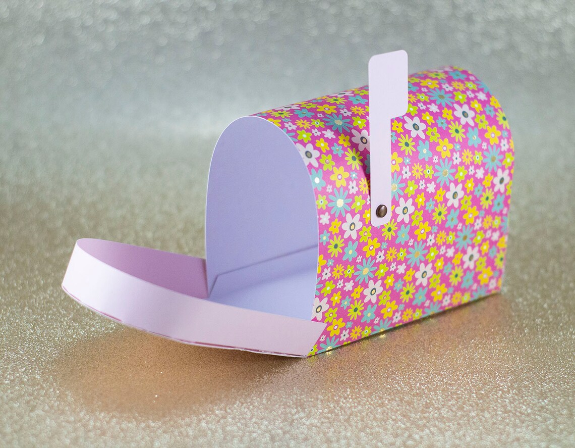 SVG File 3D Paper Mailbox Gift Box / Treat Holder for Etsy
