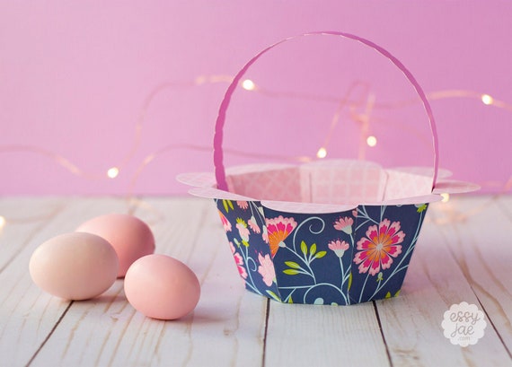 Download 3d Flower Petal Easter Basket Svg Cut Files Bundle Of Two Etsy