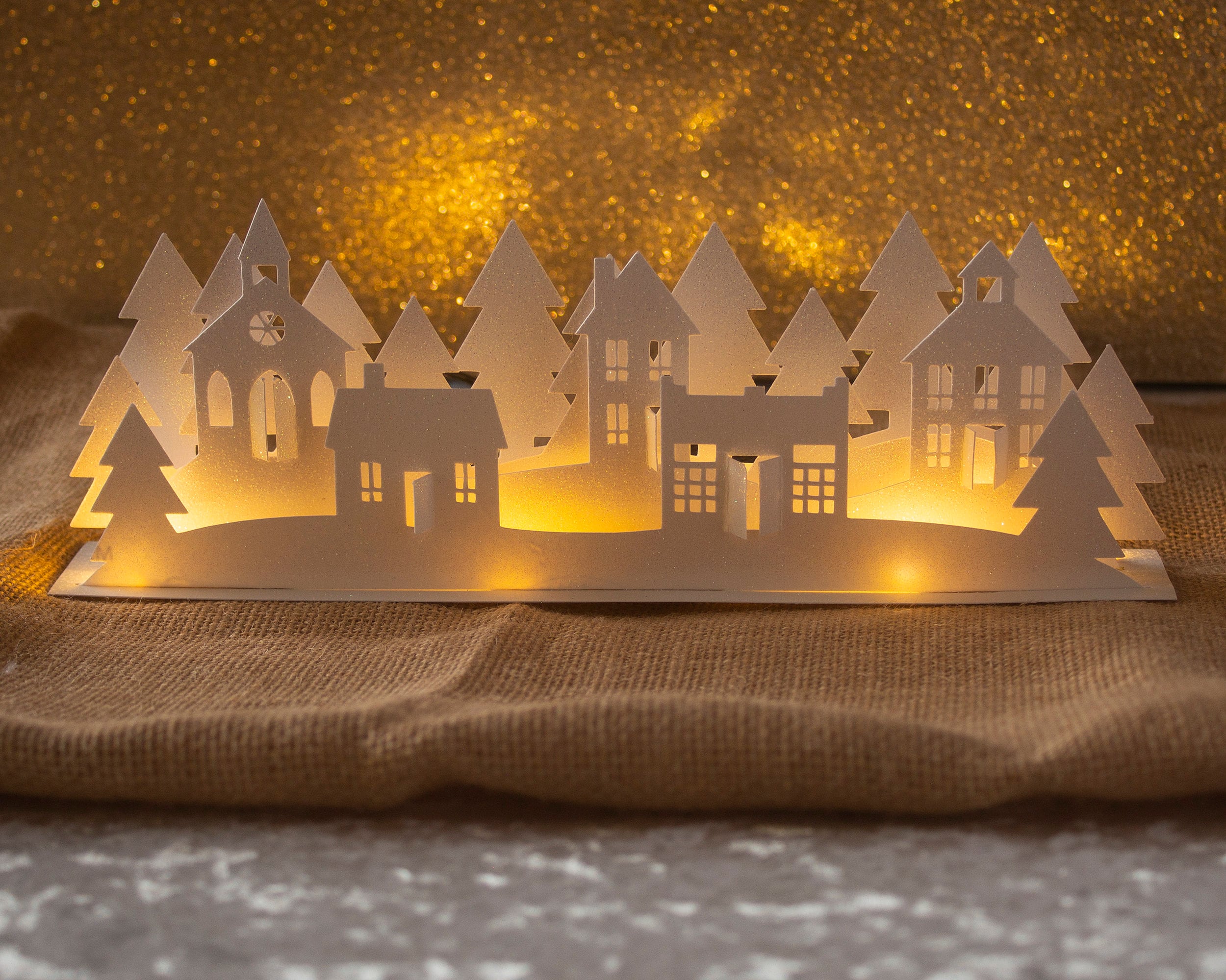 Christmas Village Silhouette christmas-village-silhouette