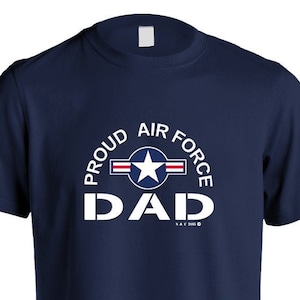 Proud Air Force Dad Men’s 100% Cotton T- Shirt