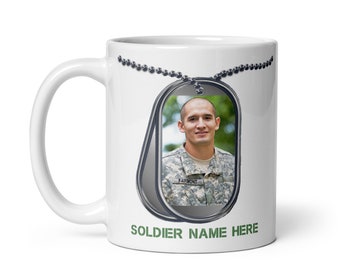 Proud Army Grandma Personalized Photo Mug 11oz or 15oz