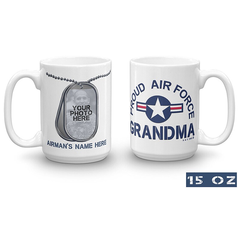 air force grandma travel mug