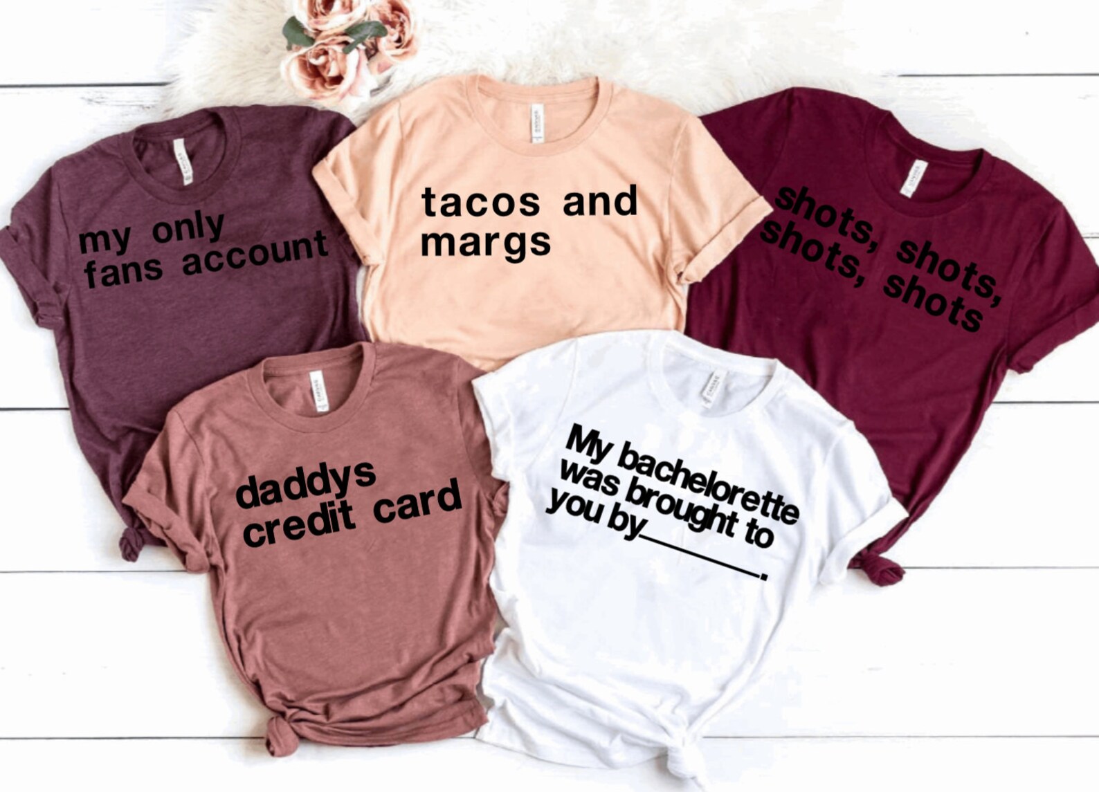 Bridesmaid Shirts Cards Against Humanity Inspired Etsy
