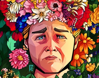 Midsommar - May Queen Illustration PRINT