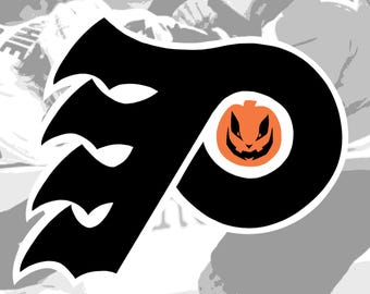 Hokej na trawie w Filadelfii – Logo na Halloween – Naklejka