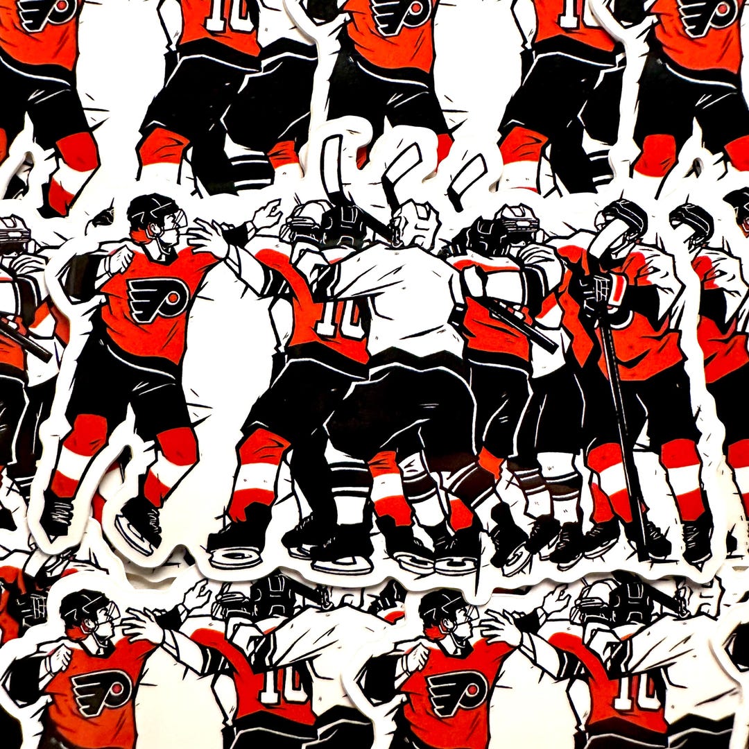 Philly Hockey - CEMETERY’S GARDEN - the Philadelphia Sound Sticker - Etsy