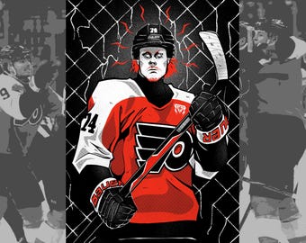 Fear The Goal Scorer - Philadelphia Hockey - 11x17 POSTER PRINT