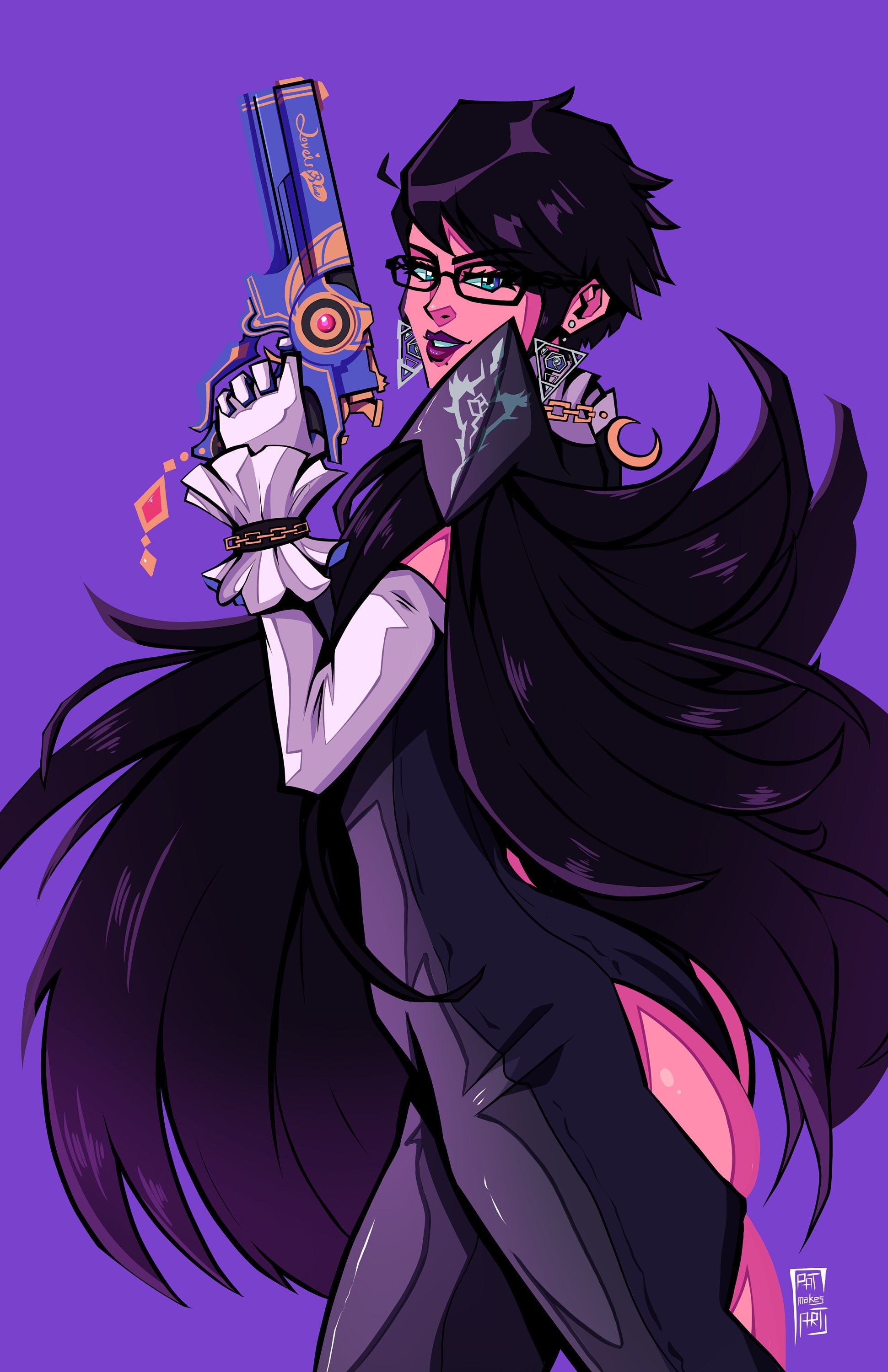 Bayonetta Illustration Art PRINT
