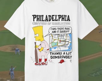 Philadelphia Baseball - Century of Humiliation - Bart Goes To War - Unisex Comfort Colors T-shirt