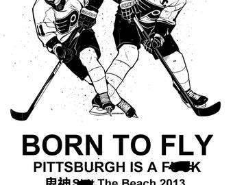 Philadelphia Hockey |  BORN to FLY | 11x14 PRINT