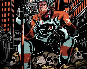 Philadelphia Hockey | Bones on Broad | 11x17 POSTER PRINT