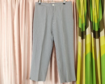 Vintage 80s ZANELLA for Saks Fifth Avenue Charcoal Birdseye