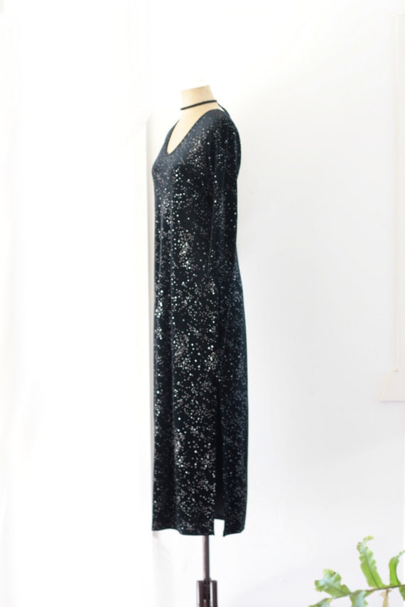 90's Velvet Midi with Glitter Micro Pattern - image 6