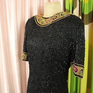 80s Shift with sequins and beads