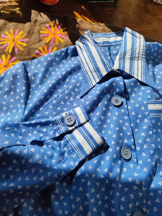 80's Cotton Shirt Dress