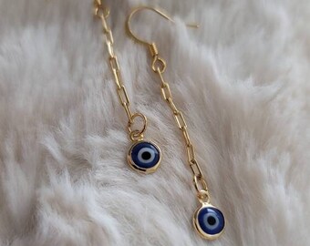 Evil Eye Protection Earrings | Protection, Manifestation, Expansion, Intuition, Flow