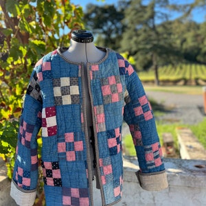 Quilt Coat, Quilt Jacket, Antique Quilt Jacket