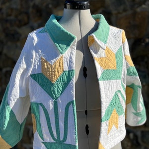 Quilt Coat, Quilt Jacket, Handmade Quilt Jacket