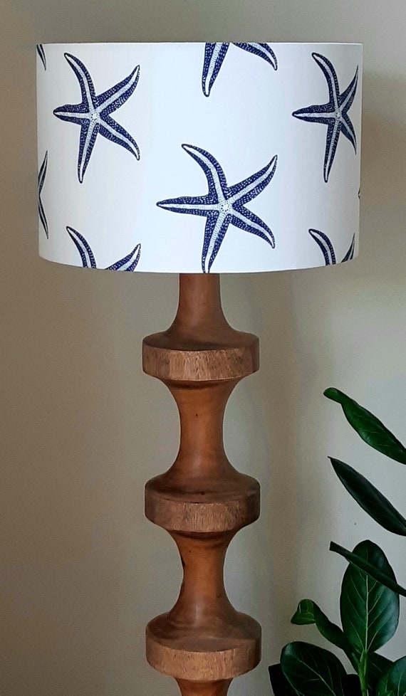 Blue 2024 nursery lampshade