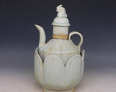 Fine Chinese Antique Song Dynasty 宋代 Shadow celadon Teapot
