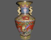 Rare Unique Chinese Antique Da Qing GuanXu Dynasty Famille-Rose Porcelain Vase With Phoenix