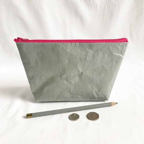 Stingray: MADE TO ORDER - Upcycled Plastic Zip Bag/ Travel Pouch