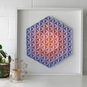 Origami Paper Tessellation - Pastel
