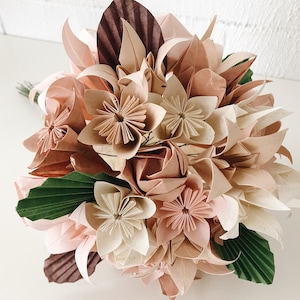 Mazzo di fiori origami