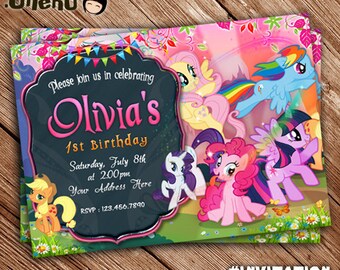 colorful invitation etsy